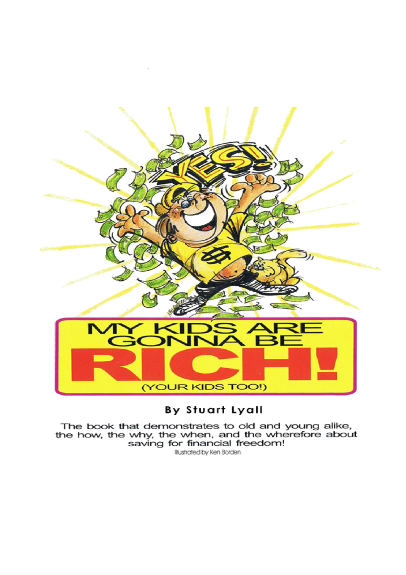 English book cover — My Kids Are Gonna Be Rich!